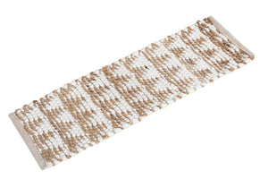 13 Pcs White 1' x 2' 6 Chindi Jute Stair Treads