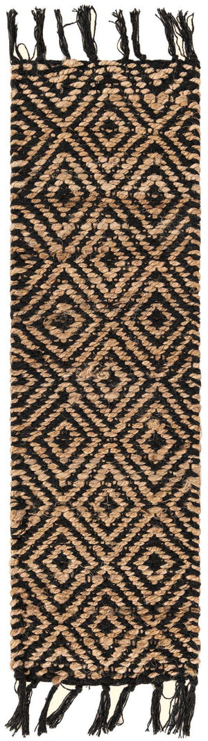 13 Pcs Black 1' x 2' 6 Braided Jute Stair Treads