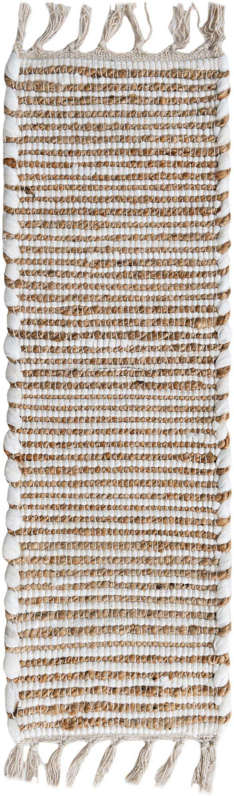 13 Pcs Natural 1' x 2' 6 Chindi Jute Stair Treads