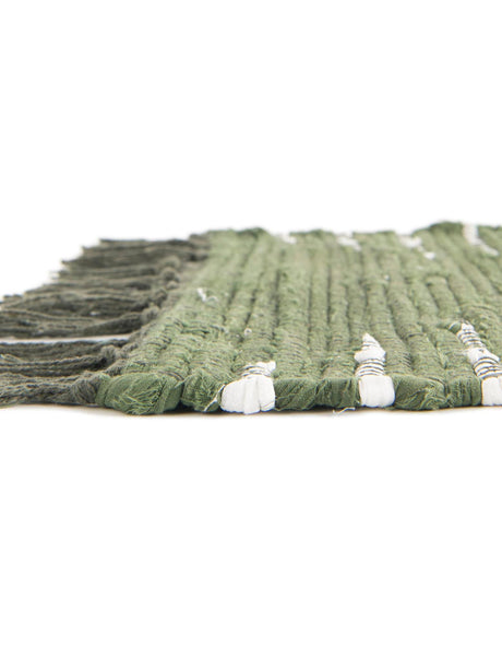 13 pcs Green 0' 9 x 2' 6 Chindi Cotton Indoor Stair Treads Accent Area Rug Staircase Set Interior Design Home Decor Carpet Mat for Sale at Rug Engine