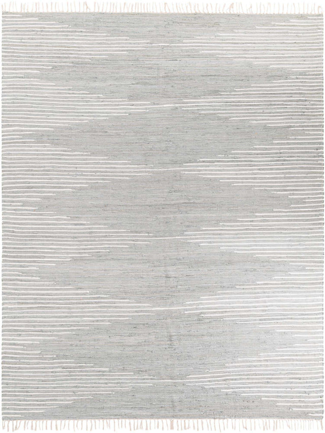 Light Gray 10' x 13' Chindi Cotton Rectangle Area Rug Interior Design Home Decor Carpet Mat for Sale at Rug Engine