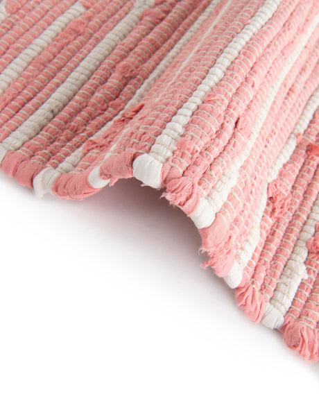 13 pcs Rose 0' 9 x 2' 6 Chindi Cotton Indoor Stair Treads Accent Area Rug Staircase Set Interior Design Home Decor Carpet Mat for Sale at Rug Engine