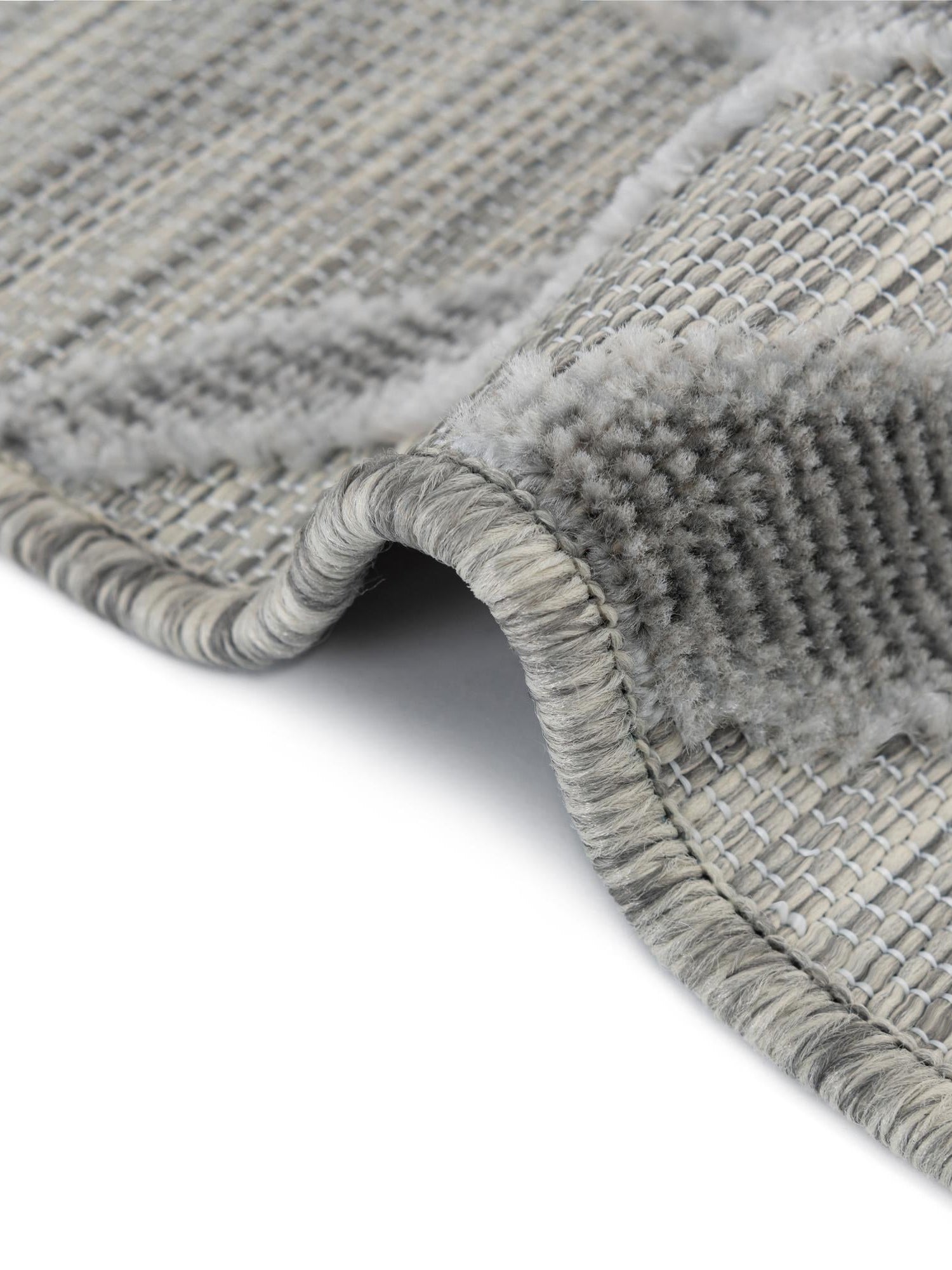 Gray 4' 5 x 6' 1 Outdoor Botanical Rectangle Area Rug Weather Resistant for Patio, Deck, Terrace, Balcony, Porch Polypropylene Garden Floral Tropical Carpet for Sale at Rug Engine