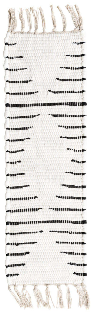 13 Pcs White 1' x 2' 6 Chindi Cotton Stair Treads