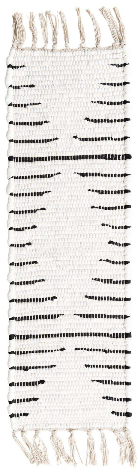 13 Pcs White 1' x 2' 6 Chindi Cotton Stair Treads