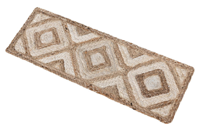 13 Pcs Natural 1' x 2' 6 Braided Jute Stair Treads