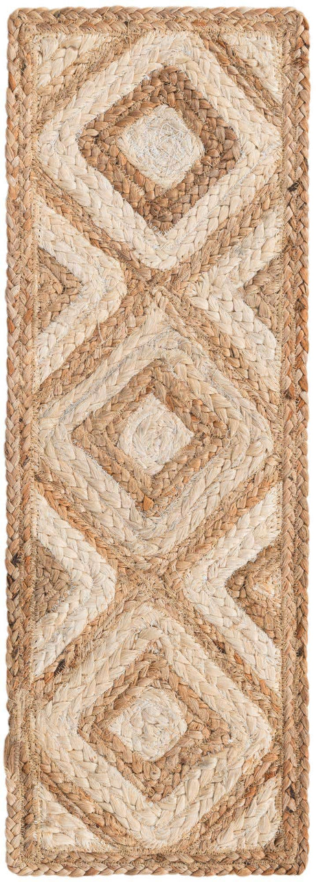 13 Pcs Natural 1' x 2' 6 Braided Jute Stair Treads
