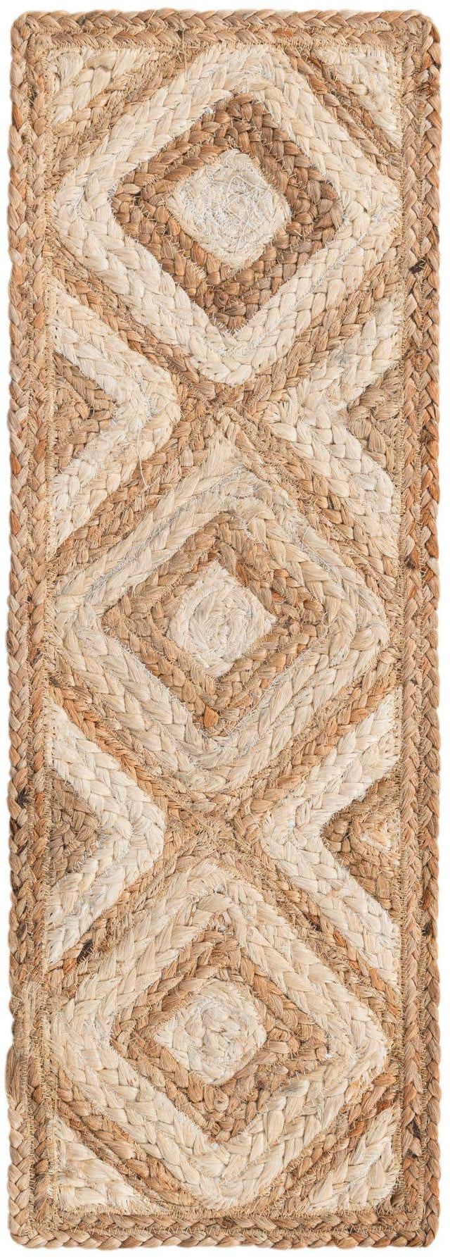 13 Pcs Natural 1' x 2' 6 Braided Jute Stair Treads