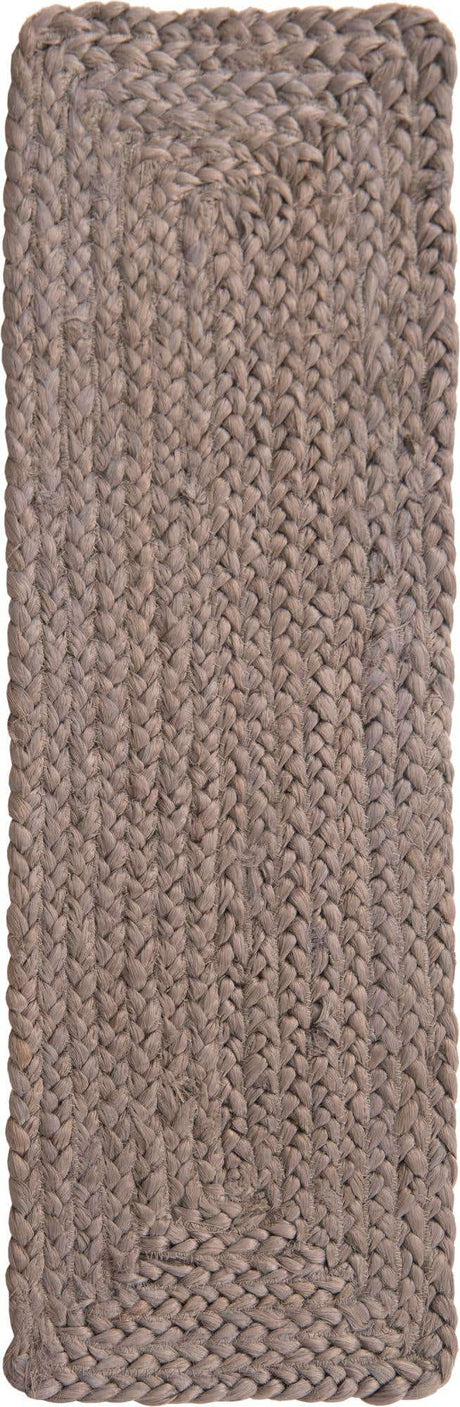 13 Pcs Gray 1' x 2' 6 Braided Jute Stair Treads