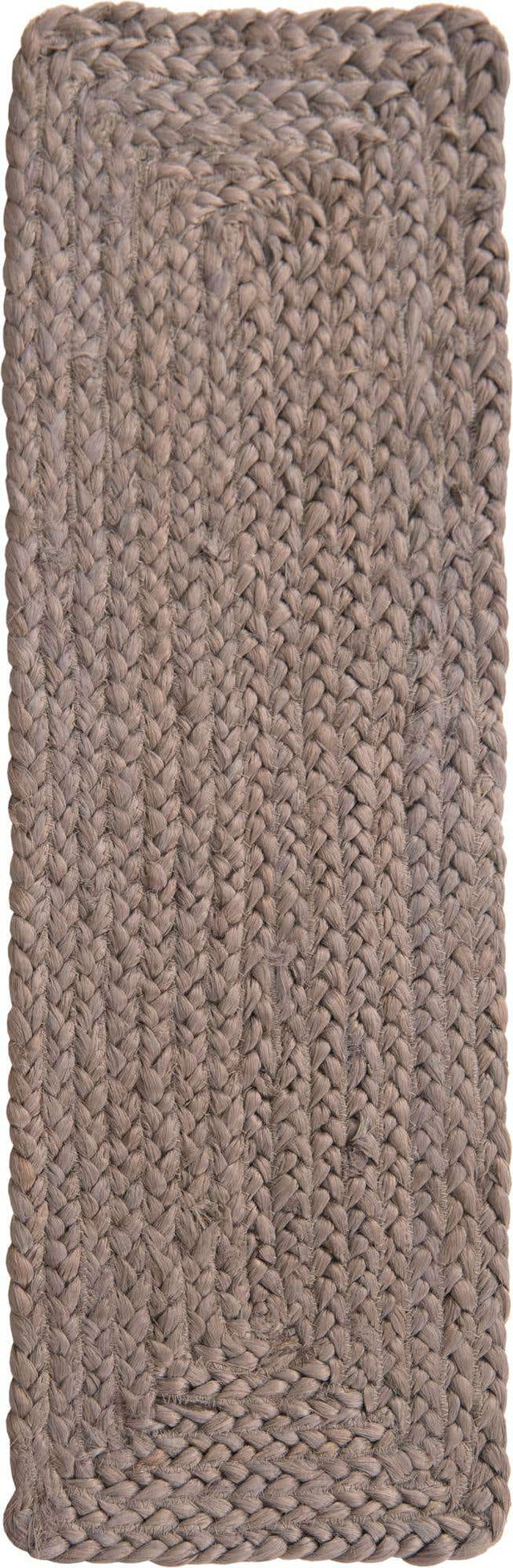 13 Pcs Gray 1' x 2' 6 Braided Jute Stair Treads