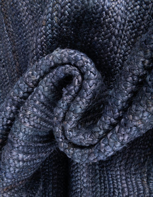 13 Pcs Navy Blue 1' x 2' 6 Braided Jute Stair Treads