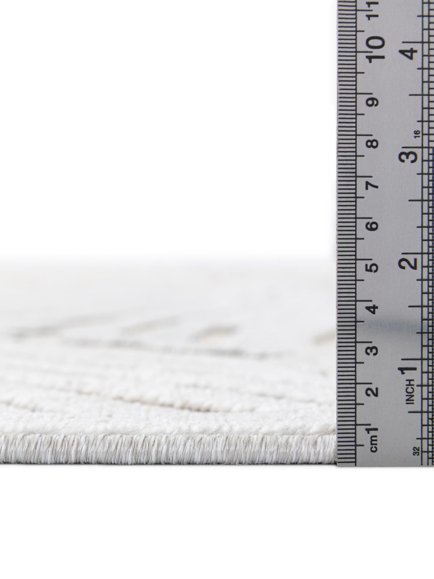 Gray 4' 5 x 4' 5 Outdoor Botanical Round Area Rug Weather Resistant for Patio, Deck, Terrace, Balcony, Porch Polypropylene Garden Floral Tropical Carpet for Sale at Rug Engine
