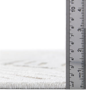 Gray 2' 2 x 3' 1 Outdoor Botanical Rectangle Rug
