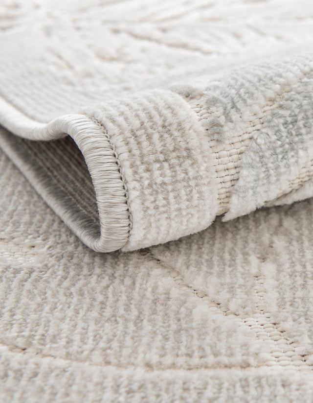 Gray 2' 2 x 3' 1 Outdoor Botanical Rectangle Rug