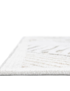 Gray 2' 2 x 3' 1 Outdoor Botanical Rectangle Rug