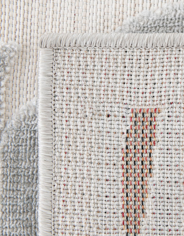 Gray 2' 2 x 3' 1 Outdoor Botanical Rectangle Rug