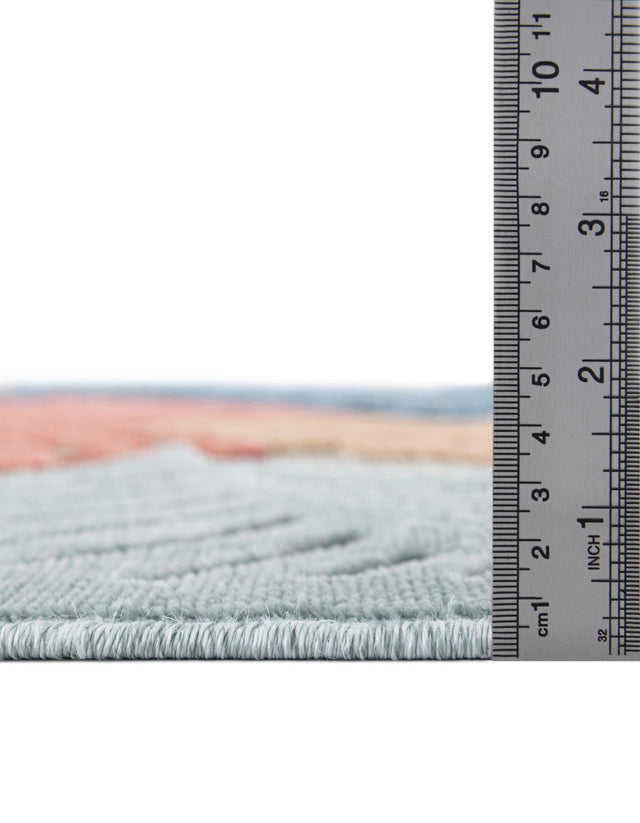 Multicolor 2' 7 x 12' Outdoor Botanical Runner Area Rug Weather Resistant for Patio, Deck, Terrace, Balcony, Porch Polypropylene Garden Floral Tropical Carpet for Sale at Rug Engine