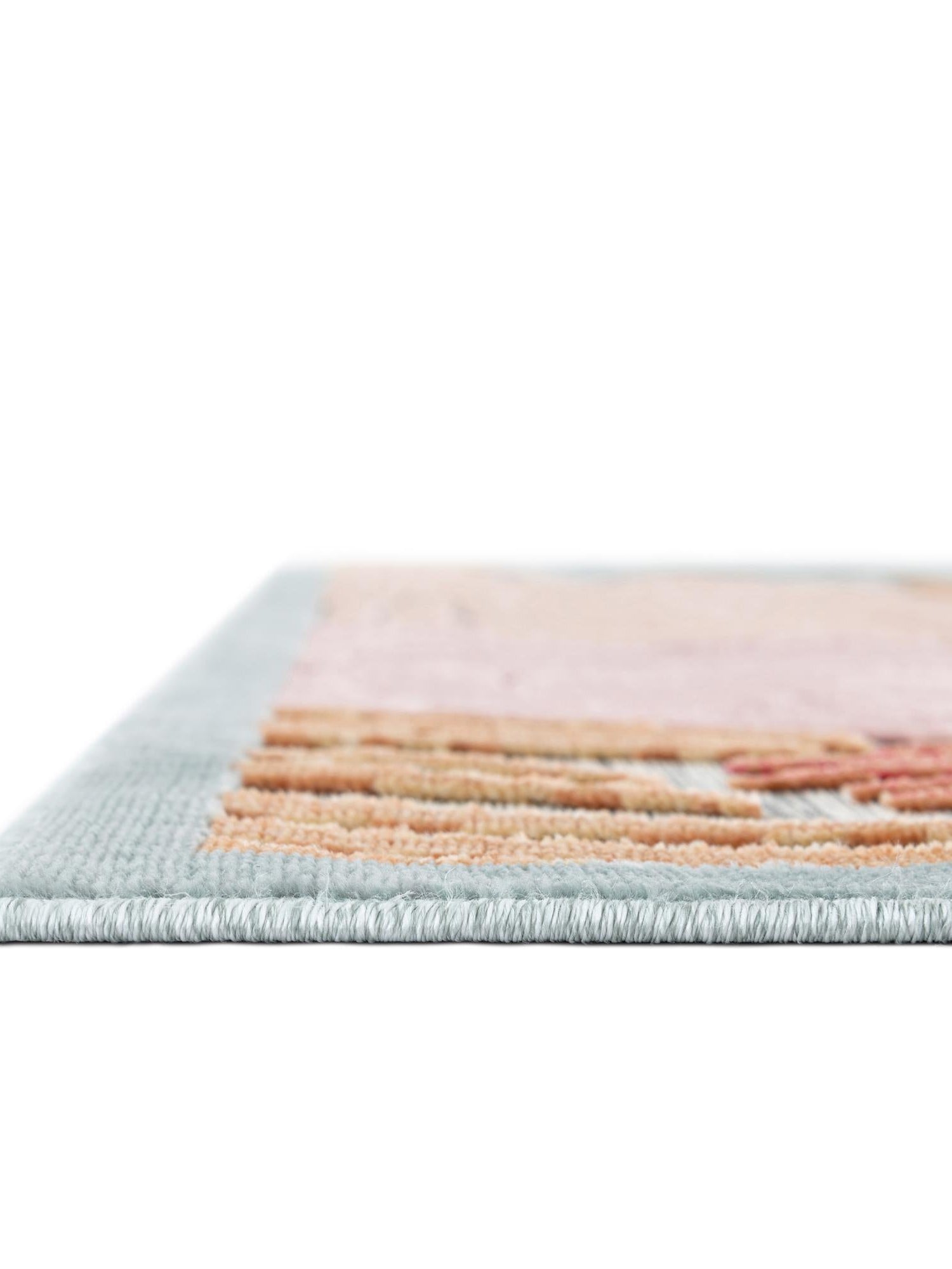 Multicolor 2' 7 x 12' Outdoor Botanical Runner Area Rug Weather Resistant for Patio, Deck, Terrace, Balcony, Porch Polypropylene Garden Floral Tropical Carpet for Sale at Rug Engine