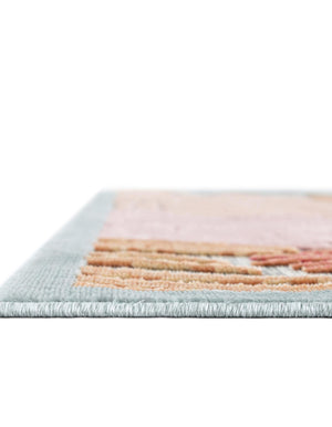Multicolor 2' 7 x 12' Outdoor Botanical Runner Area Rug Weather Resistant for Patio, Deck, Terrace, Balcony, Porch Polypropylene Garden Floral Tropical Carpet for Sale at Rug Engine