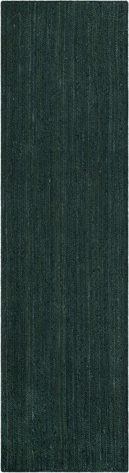 Green 2' 7 x 9' 10 Braided Jute Runner Area Rug 100% Jute Hand Braided Natural Eco-Friendly Boho Style Carpet for Living Rooms Dining Office Space Dorms for Sale at Rug Engine