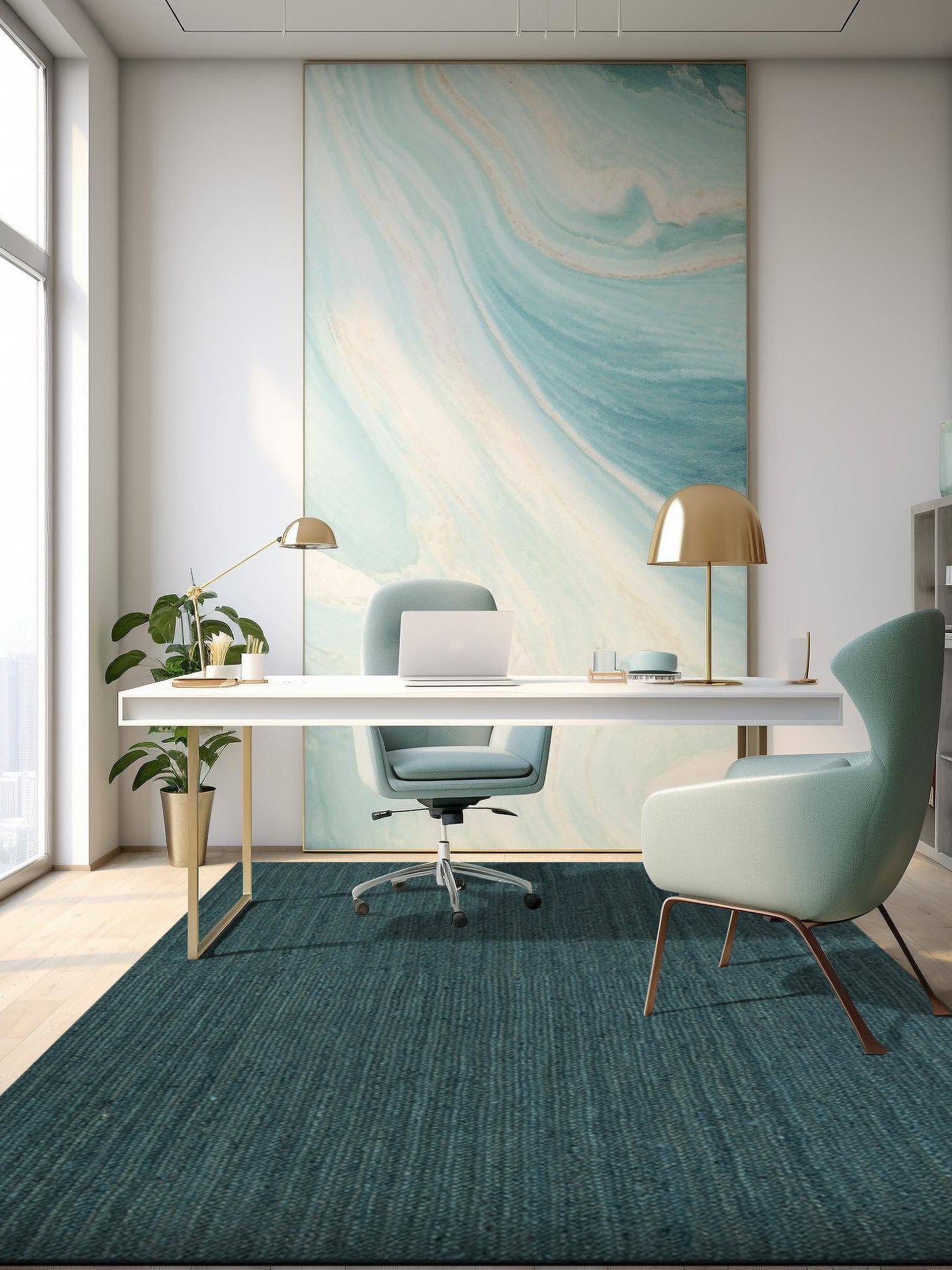 Green 3' 1 x 5' 1 Braided Jute Rectangle Area Rug 100% Jute Hand Braided Natural Eco-Friendly Boho Style Carpet for Living Rooms Dining Office Space Dorms for Sale at Rug Engine