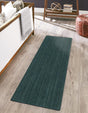 Green 3' x 14' Braided Jute Runner Rug
