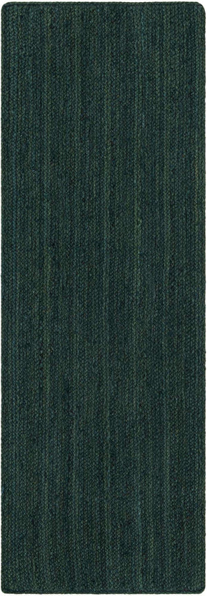 Green 2' x 6' 1 Braided Jute Runner Rug
