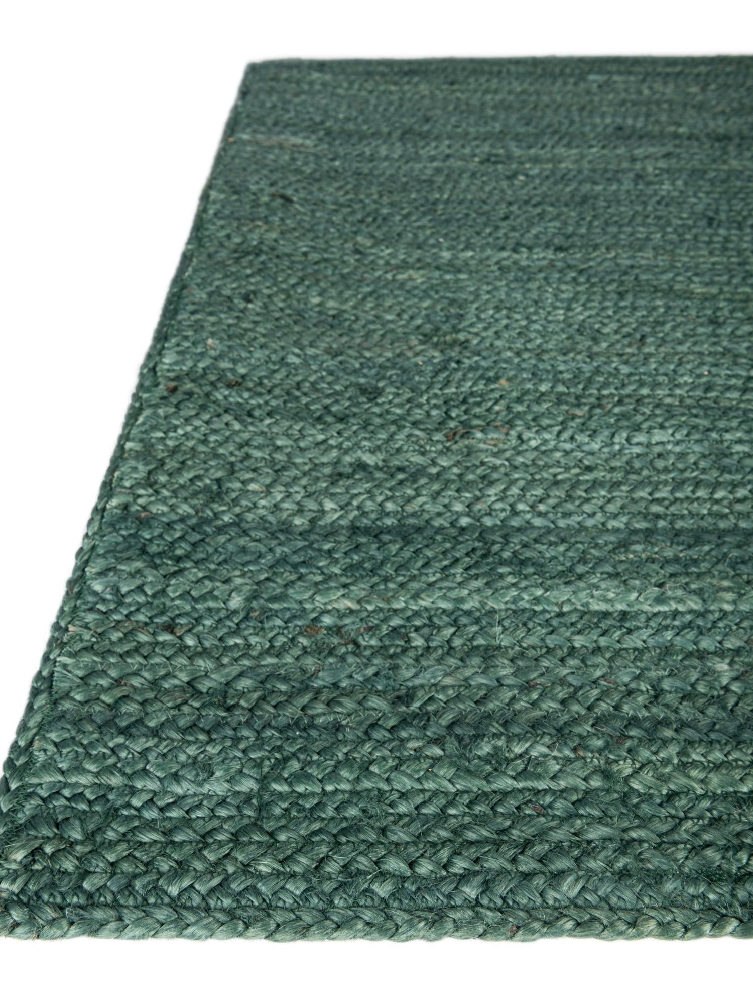 Green 7' 10 x 7' 10 Braided Jute Square Area Rug 100% Jute Hand Braided Natural Eco-Friendly Boho Style Carpet for Living Rooms Dining Office Space Dorms for Sale at Rug Engine