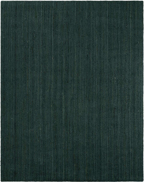 Green 8' x 10' Braided Jute Rectangle Rug