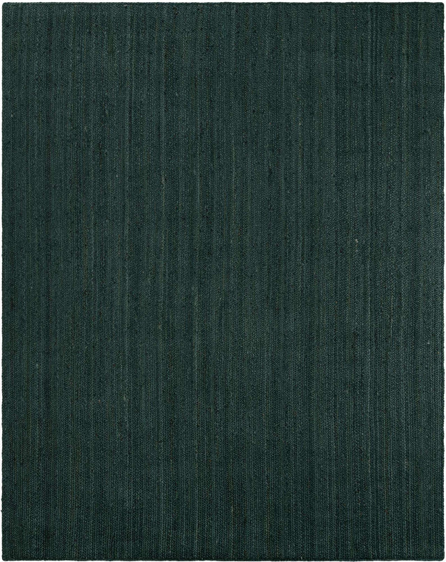 Green 8' x 10' Braided Jute Rectangle Rug