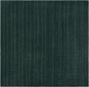 Green 10' x 10' Braided Jute Square Rug