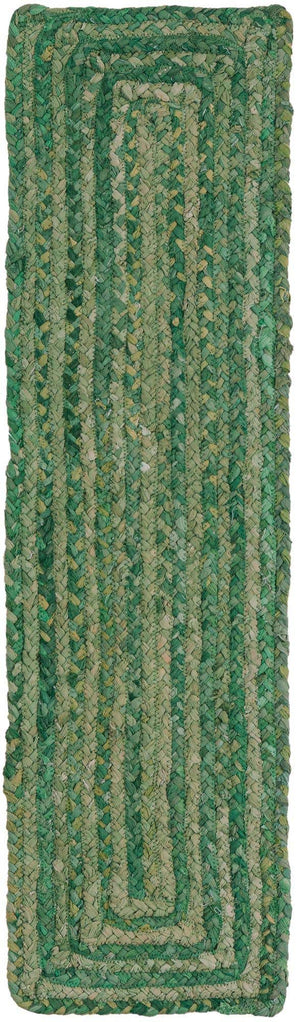 Green 1' 2 x 4' 1 Braided Chindi Table Runner Area Rug Decorative Dining Room Kitchen All Natural Material Table Cover 100% Cotton Hand Braided Natural Eco-Friendly Boho Style Modern Carpet for Living Rooms Dining Office Dorm for Sale at Rug Engine
