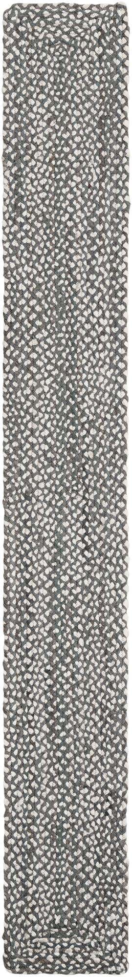 Gray 1' 2 x 10' Braided Chindi Table Runner