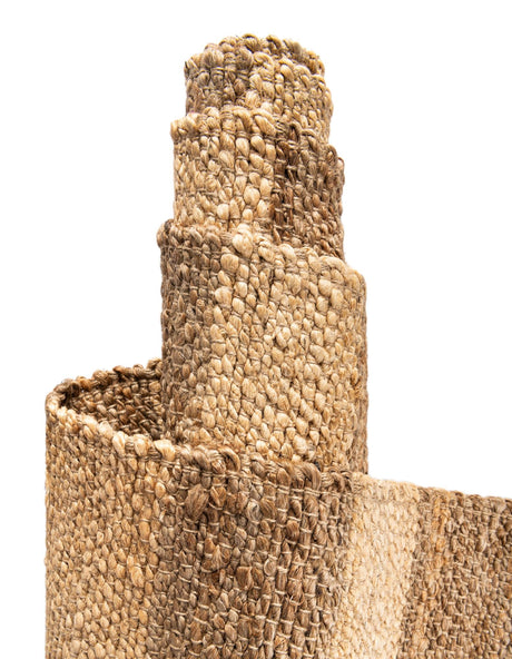 Natural Ivory 1' 2 x 10' Braided Jute Table Runner Area Rug Decorative Dining Room Kitchen All Natural Material Table Cover 100% Jute Hand Braided Natural Eco-Friendly Boho Style Carpet for Living Rooms Dining Office Space Dorms for Sale at Rug Engine
