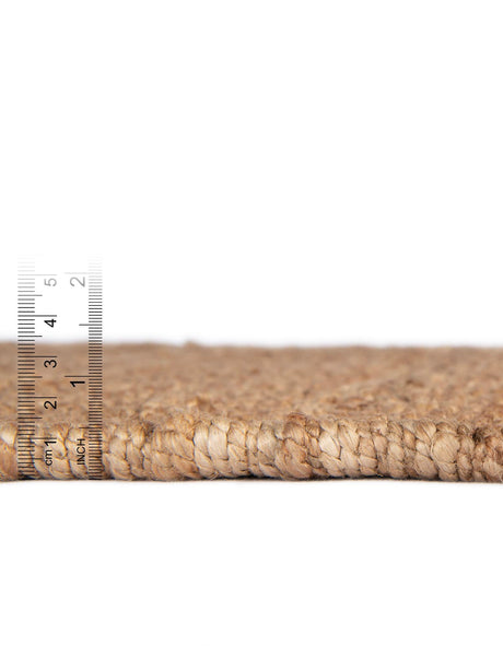Natural 1' 2 x 6' 1 Chunky Jute Table Runner Area Rug Decorative Dining Room Kitchen All Natural Material Table Cover 100% All Natural Jute Sustainable Eco-Friendly Carpet Mat for Natural Interior Design Homes for Sale at Rug Engine