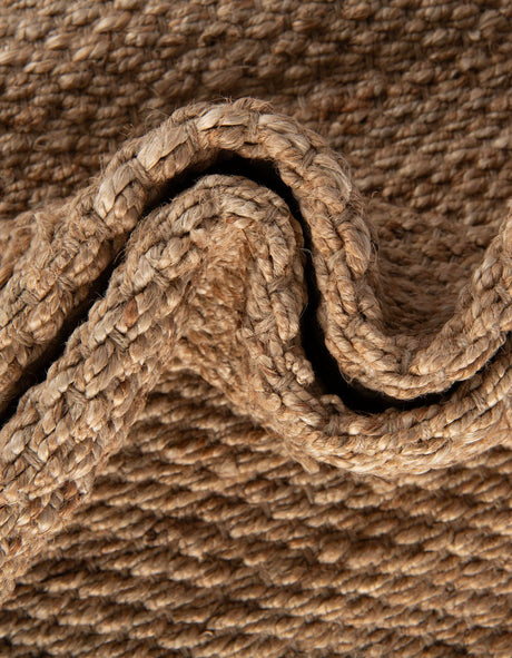 Natural 1' 2 x 6' 1 Chunky Jute Table Runner Area Rug Decorative Dining Room Kitchen All Natural Material Table Cover 100% All Natural Jute Sustainable Eco-Friendly Carpet Mat for Natural Interior Design Homes for Sale at Rug Engine