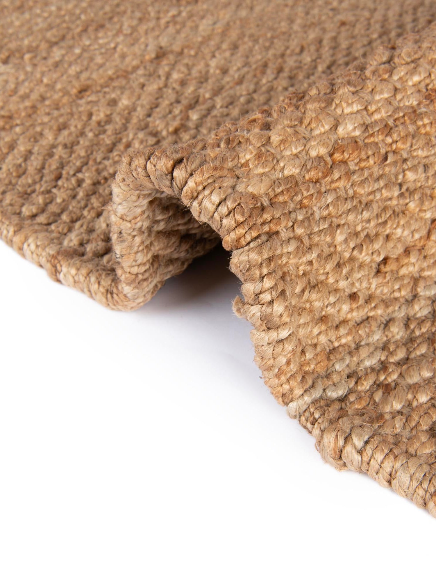 Natural 1' 2 x 6' 1 Chunky Jute Table Runner Area Rug Decorative Dining Room Kitchen All Natural Material Table Cover 100% All Natural Jute Sustainable Eco-Friendly Carpet Mat for Natural Interior Design Homes for Sale at Rug Engine