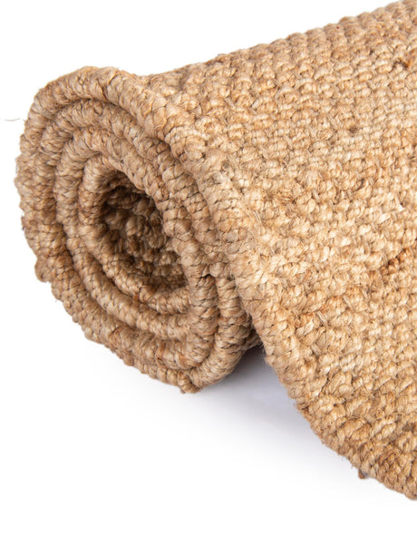 Natural 1' 2 x 6' 1 Chunky Jute Table Runner Area Rug Decorative Dining Room Kitchen All Natural Material Table Cover 100% All Natural Jute Sustainable Eco-Friendly Carpet Mat for Natural Interior Design Homes for Sale at Rug Engine