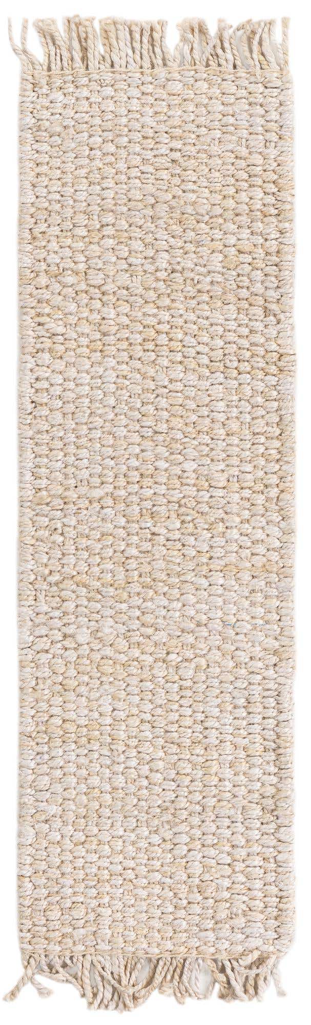 Ivory 1' 2 x 4' 1 Chunky Jute Table Runner