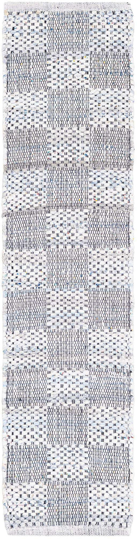 Ivory 1' 2 x 5' 1 Chindi Cotton Table Runner