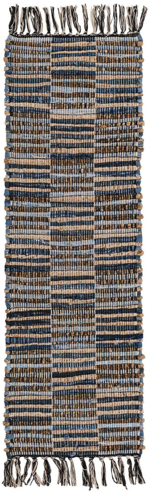 Dark Gray 1' 2 x 4' 1 Chindi Jute Table Runner