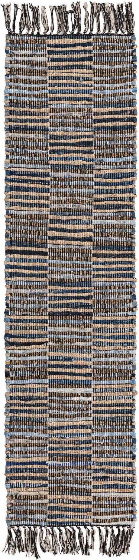 Dark Gray 1' 2 x 5' 1 Chindi Jute Table Runner