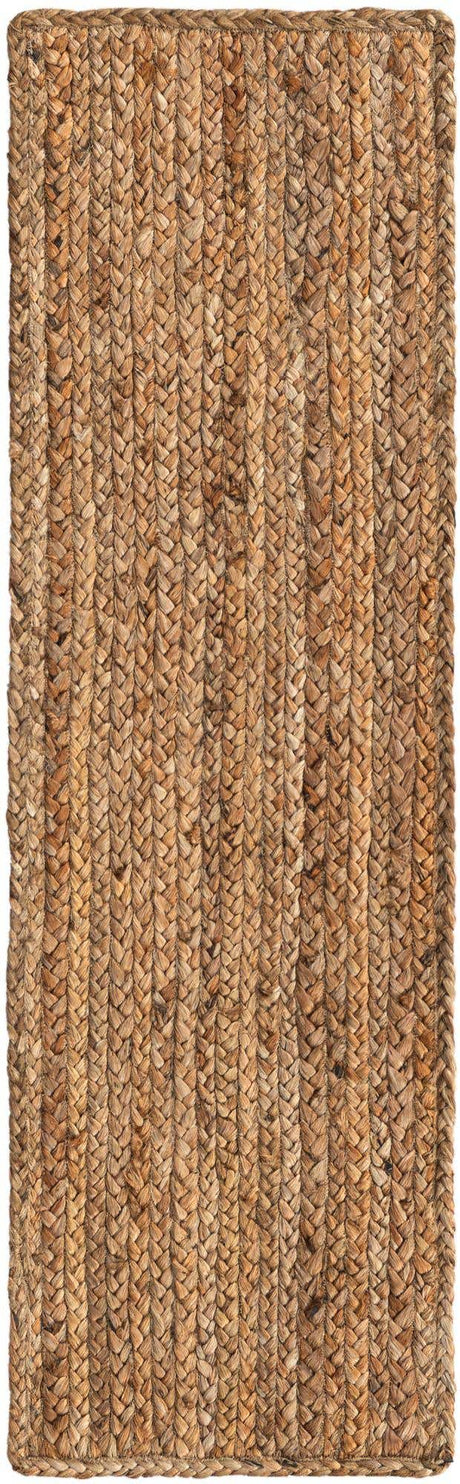 Natural 1' 2 x 4' 1 Braided Jute Table Runner