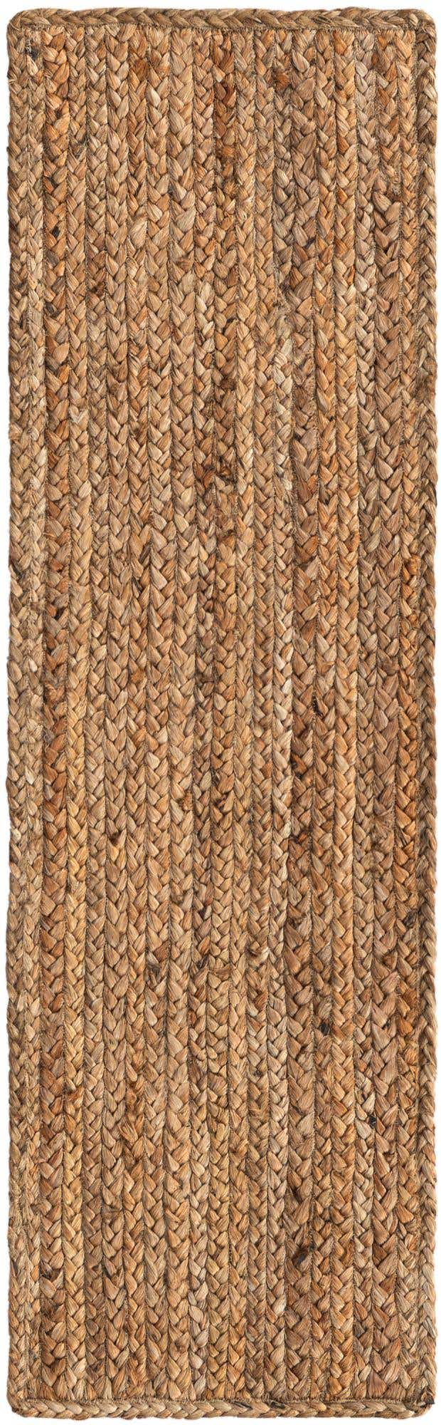 Natural 1' 2 x 4' 1 Braided Jute Table Runner