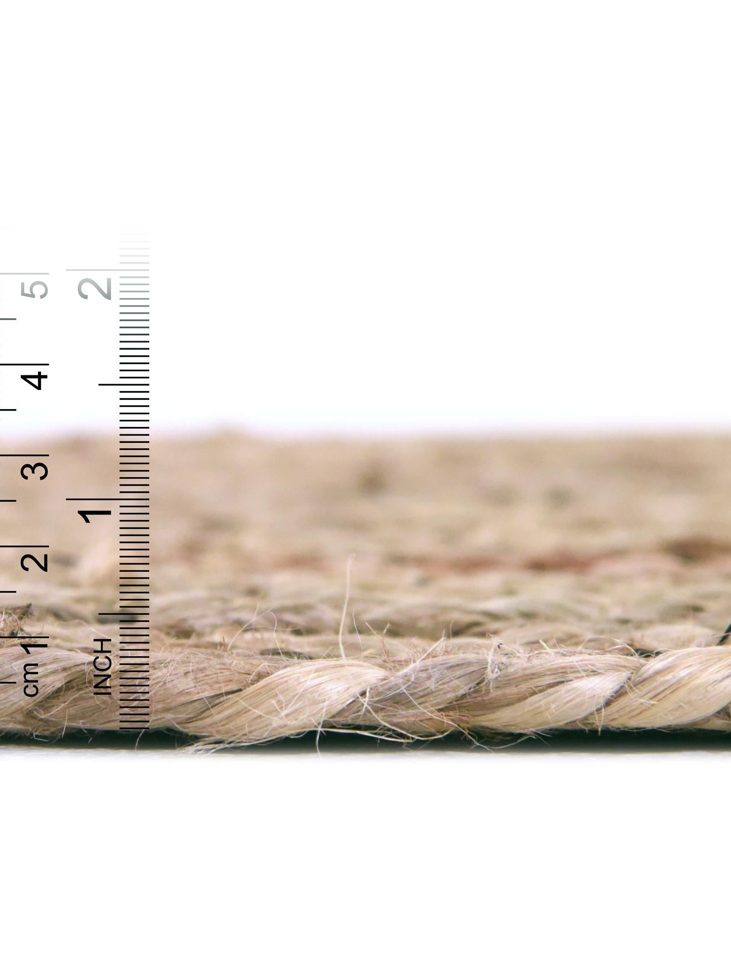Natural 1' 2 x 4' 1 Braided Jute Table Runner Area Rug Decorative Dining Room Kitchen All Natural Material Table Cover 100% Jute Hand Braided Natural Eco-Friendly Boho Style Carpet for Living Rooms Dining Office Space Dorms for Sale at Rug Engine