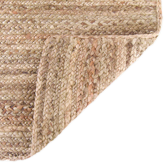 Natural 1' 2 x 4' 1 Braided Jute Table Runner