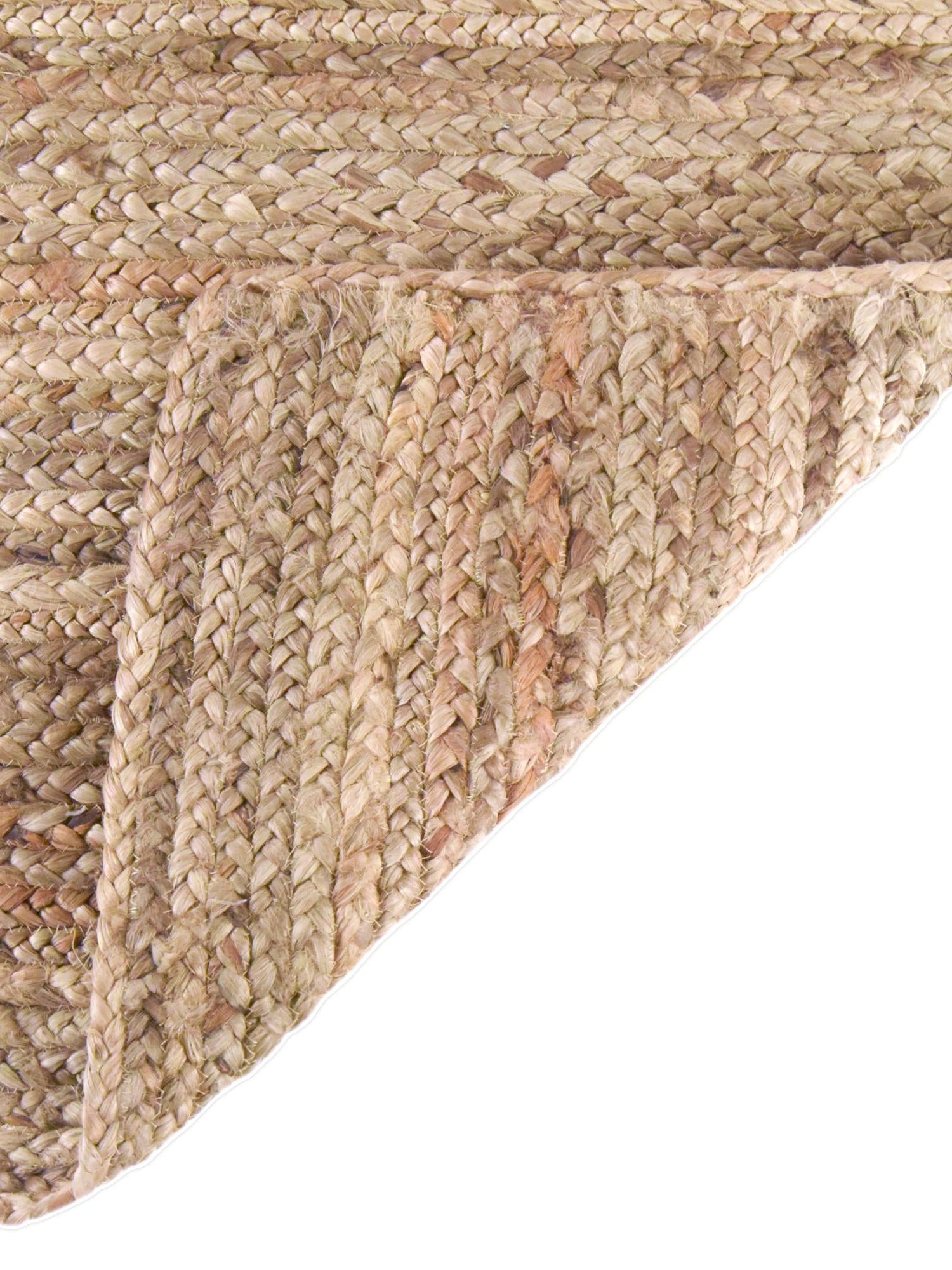 Natural 1' 2 x 5' 1 Braided Jute Table Runner Area Rug Decorative Dining Room Kitchen All Natural Material Table Cover 100% Jute Hand Braided Natural Eco-Friendly Boho Style Carpet for Living Rooms Dining Office Space Dorms for Sale at Rug Engine