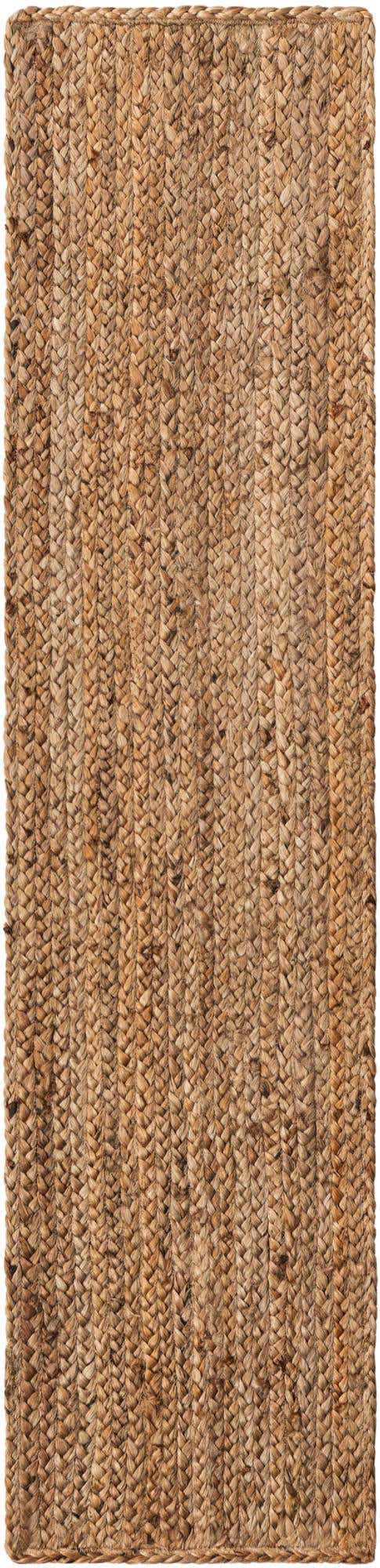 Natural 1' 2 x 5' 1 Braided Jute Table Runner