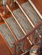 13 Pcs Natural 1' x 2' 6 Braided Chindi Stair Treads