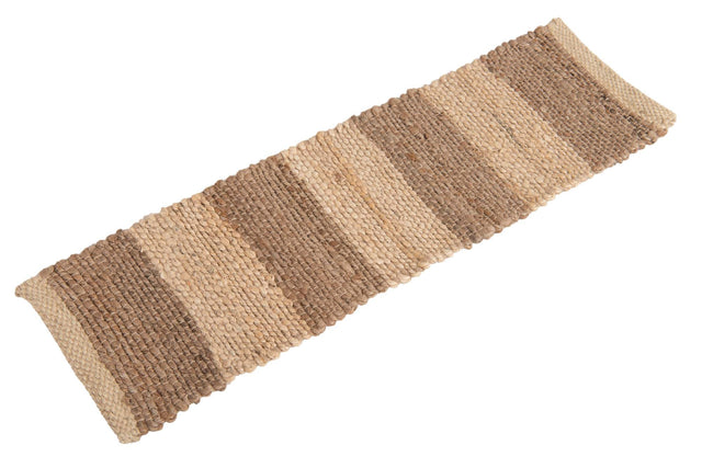13 Pcs Natural Ivory 1' x 2' 6 Braided Jute Stair Treads